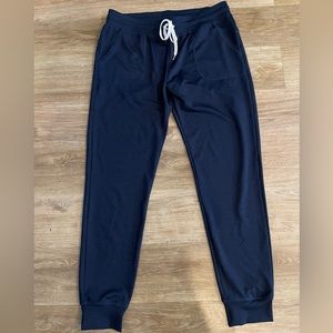 Zyia Active Womens L Navy Blue Cozy Jogger Athletic Athleisure
